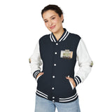 Letterman Jacket — 'God Money Power' Retro Varsity Jacket
