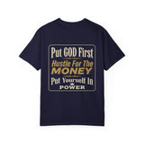 Put GOD First Hustle For The MONEY Graphic T-Shirt