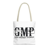 GMP "God Money Power" Graphic Tote Bag – Faith & Hustle Everyday Carry