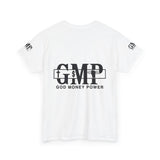 GMP "God Money Power" Graphic Tee — Religious Faith & Hustle Cotton T-Shirt