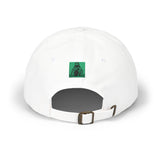 Embroidered Virgin Mary Dad Cap — Green Square Religious Baseball Hat