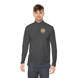 GMP 'God Money Power' Quarter-Zip Pullover – Gold Tiger Crest