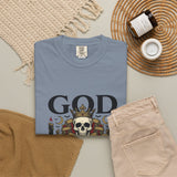 God Money Power- Skull T-Shirt — Gothic Skull Graphic Tee