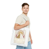 Tote Bag — 'God Money & Power' Pyramid Graphic Tote