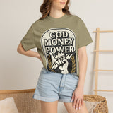 God Money Power Graphic T-Shirt