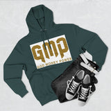 GMP Hoodie — "God Money Power" Bold Gold Graphic Fleece Pullover