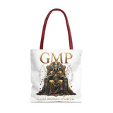 GMP 'Gold Money Power' Tote Bag — Luxurious King on Throne All-Over Print