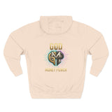 Three-Panel Fleece Hoodie