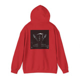 Angel Of Death Hoodie — Gothic Black & White Graphic Sweatshirt