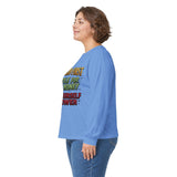 Long Sleeve Tee — "Put God First, Hustle for the Money, Put Yourself in Power" Inspirational Christian Tee