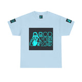 God Money Power Tee — Retro Neon Graphic T-Shirt