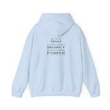 Hoodie — "God Money Power" Chrome Text Pullover