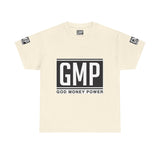 GMP “God Money Power” Graphic Tee — Bold Logo Cotton T-Shirt