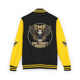 Letterman Jacket — GMP God Money Power Eagle Retro Varsity Jacket