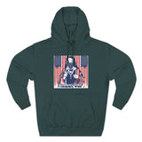 Patriotic 'God Money Power' Hoodie — Americana Flag Graphic Fleece Hoodie