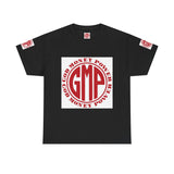 GMP 'God Money Power' Logo Tee — Red Crest Graphic T-Shirt