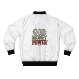 God Money Power Bomber Jacket — Statement Men's Streetwear Jacket