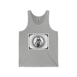Jesus Money Graphic Tank - Vintage Dollar Note Design