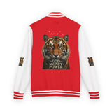 Tiger 'God Money Power' Letterman Jacket