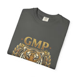 GMP Tiger Crest T‑Shirt — "God Money Power" Graphic Tee