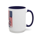 God, Money, Power Coffee Mug — Patriotic Street Art Accent Mug (11/15oz)