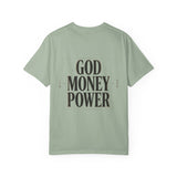 God Money Power T-Shirt — Bold Faith & Hustle Graphic Tee