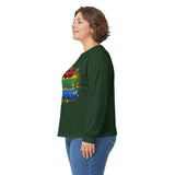 God Money Power Long Sleeve Tee — Inspirational Faith & Wealth Graphic Shirt
