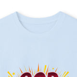 God Money Power Long Sleeve Tee — Inspirational Faith & Wealth Graphic Shirt