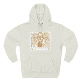 Hoodie — 'God, Money, Power' Vintage Crest Graphic Pullover