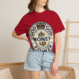 God Money Power T-Shirt — Crown Emblem Graphic Tee (God • Money • Power)