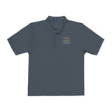 Embroidered Floral 'Love Grows' Polo Shirt