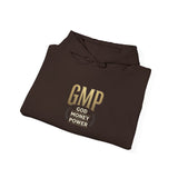 GMP Crest Hoodie — White Gold Logo Pullover
