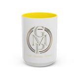 GMP Monogram Accent Coffee Mug — Gold Circle Initials (11/15oz)