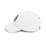 Dad Cap – Vintage American Flag Skull Logo Embroidered Hat
