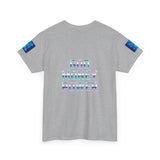 God Money Power Graphic Tee — Blue Urban Streetwear T-Shirt