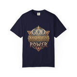 God Money Power Retro Crest T-Shirt