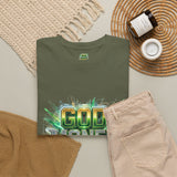 God Money Power Tee — Bold Faith & Wealth Graphic T-Shirt