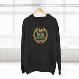 GMP God Money Power Hoodie — Retro Laurel Crest Graphic Hoodie