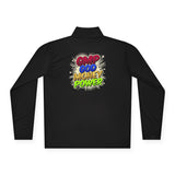 Quarter-Zip Pullover — "GMP God Money Power" Colorful Graphic