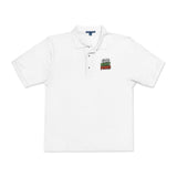 God Money Power- Embroidered 'Good Vibes' Polo Shirt – Casual Golf & Workwear