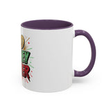 God Money Power Accent Coffee Mug — Bold Motivational Religious Coffee Cup (11/15oz)
