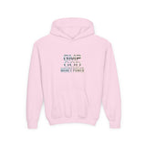 Youth Hoodie — GMP GOD Money Power Metallic Graphic Pullover