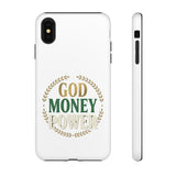 Phone Case — "God Money Power" Inspirational Religious Design