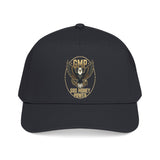 Eagle Emblem Baseball Cap — Gold Shield Rustic Outdoor Hat