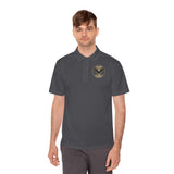 Eagle Logo Polo Shirt — "God Money Power (GMP)" Chest & Back Athletic Polo