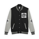 Letterman Jacket - "GMP (God Money Power)" Black & White Varsity Jacket