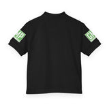 Youth Polo Shirt — GMP Green Logo Short-Sleeve Jersey