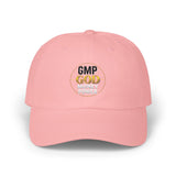 GMP GOD Embroidered Dad Cap — Classic White Baseball Hat
