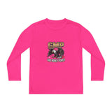 Youth Long Sleeve Tee — GMP (God Money Power) Eagle Graphic