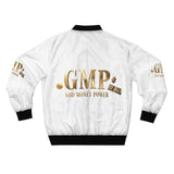 GMP 'God Money Power' Bomber Jacket — Gold Logo Streetwear